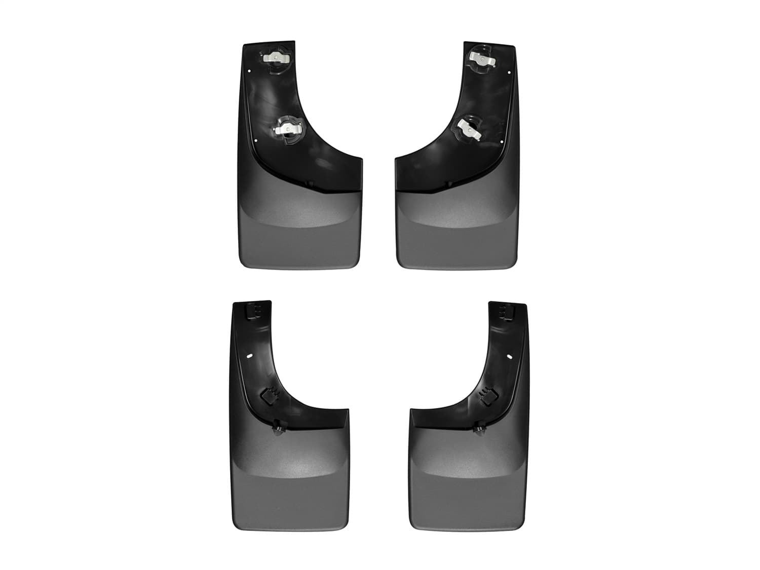 2004 + Ford F-150 Black No Drill Mudflaps MudFlap Fender Flares:Yes; Fac product image