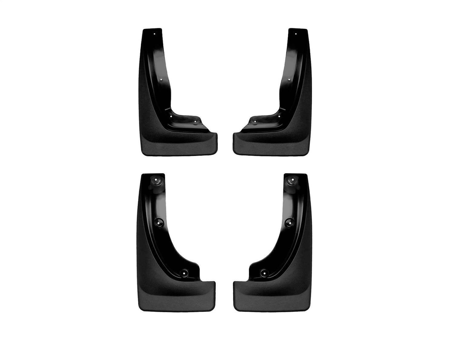 Weathertech 2021 + Jeep Grand Cherokee L Black No Drill Mudflaps