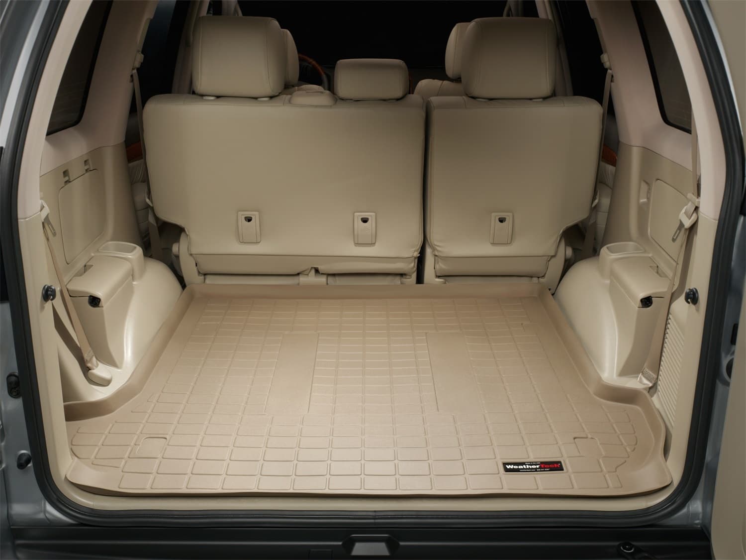 Weathertech 2003 + Lexus GX470 Tan Cargo Liners / 2003 + Toyota Prado Tan Cargo Liners