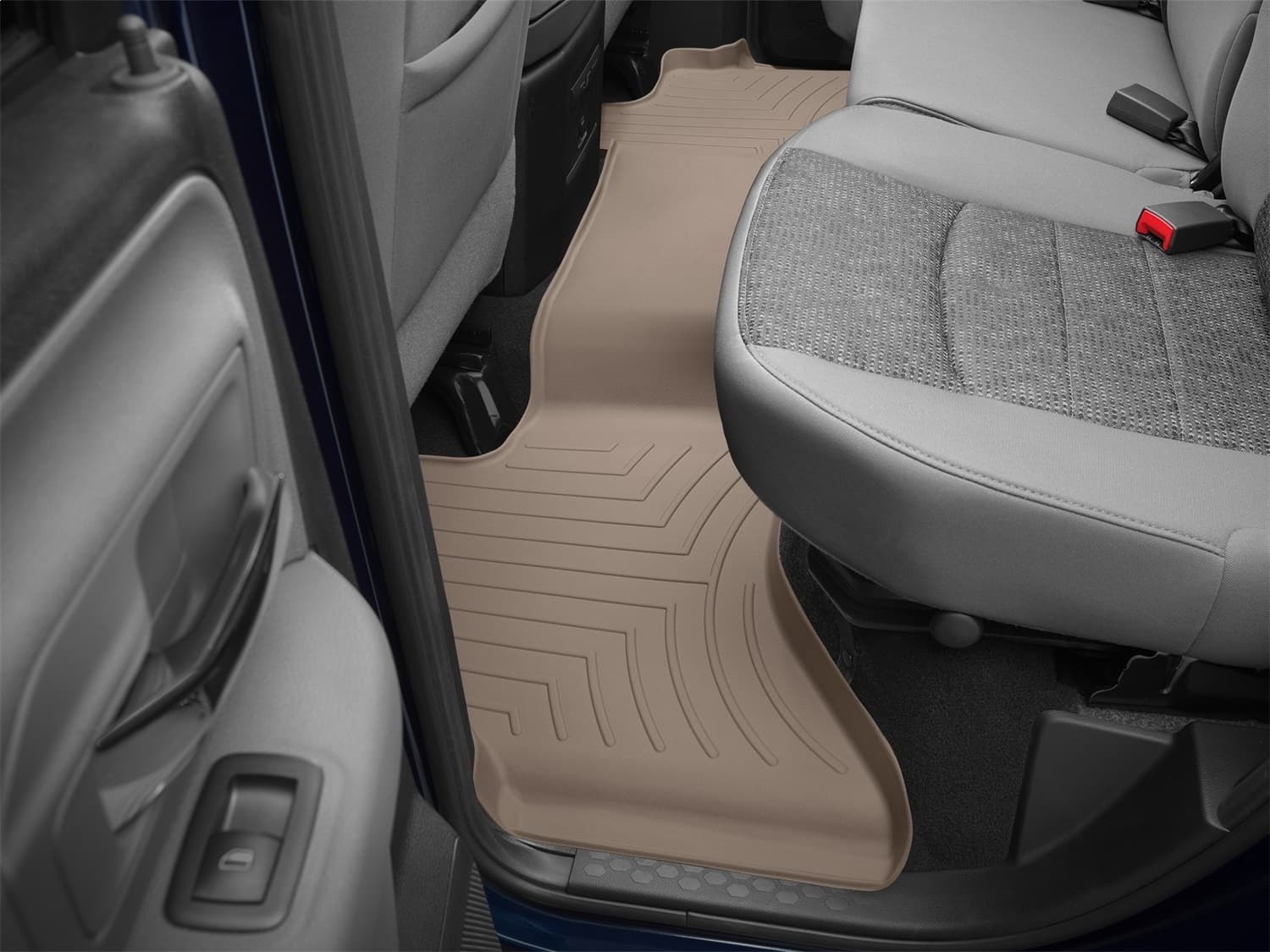 2009 + Dodge Ram 1500 Tan Rear FloorLiner Quad Cab product image