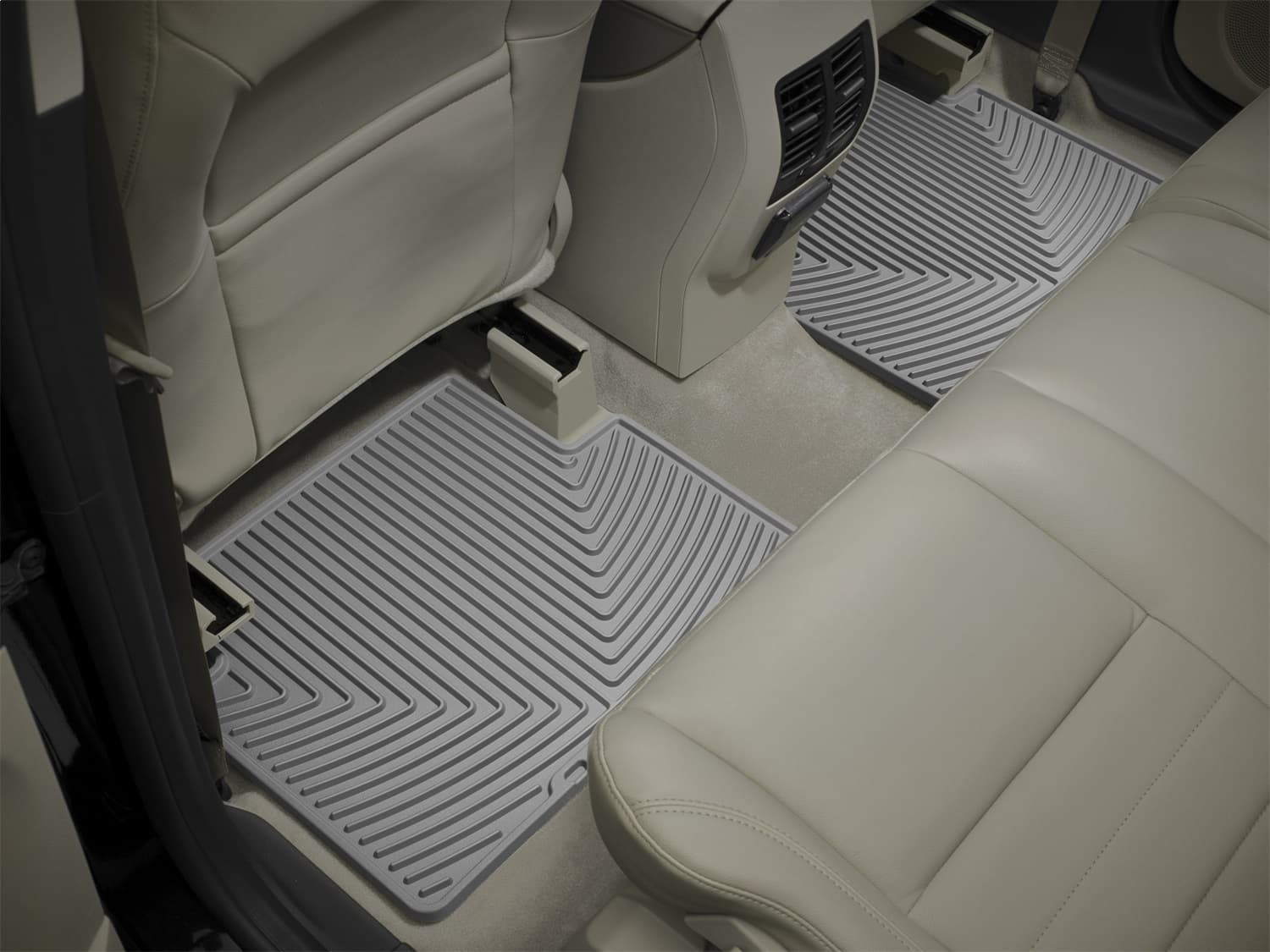 Weathertech GreyRear Rubber Mats2013 +FordC-Max