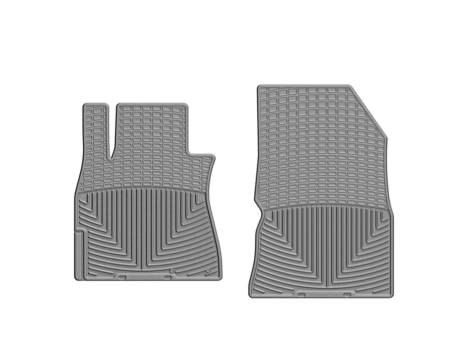 2012 + Nissan Versa Front Rubber Mats Fits sedan only Grey product image