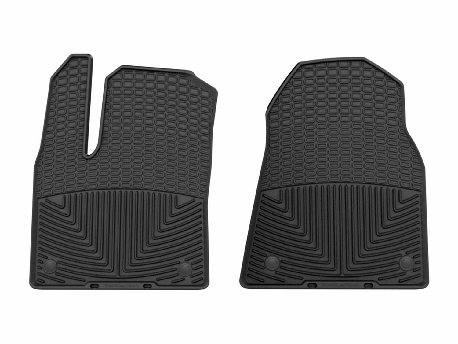 Weathertech Front All-Weather Floor Mats Black 2022 - 2025 Jeep Grand Wagoneer 2022 - 2025 Jeep Wagoneer 2023 - 2025 Jeep Grand Wagoneer L 2023 - 2025 Jeep Wagoneer L product image