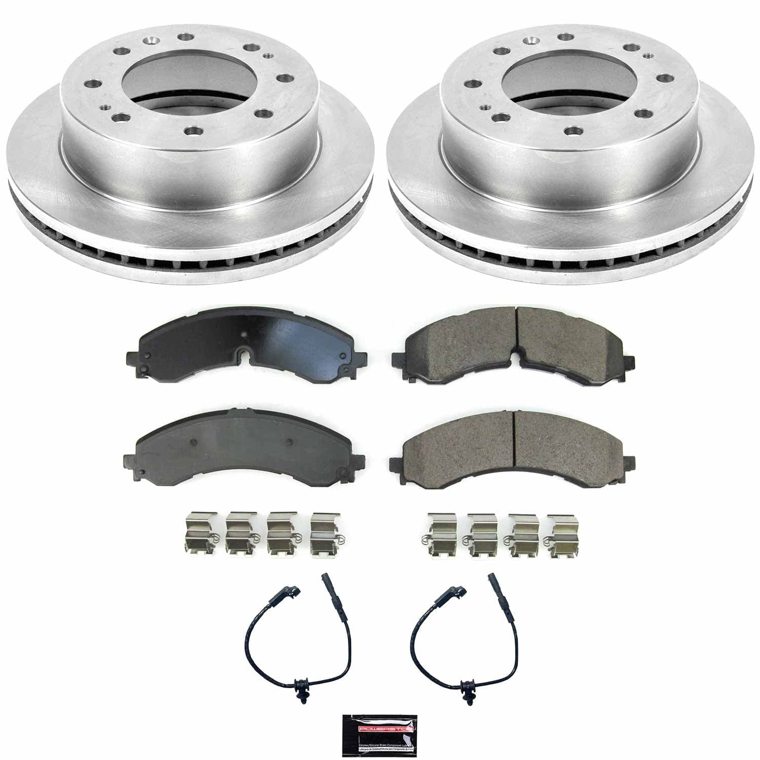 Z17 Direct Replacement Kit: Rotors; Ceramic Pads W/Hardware; Pad Sensors product image