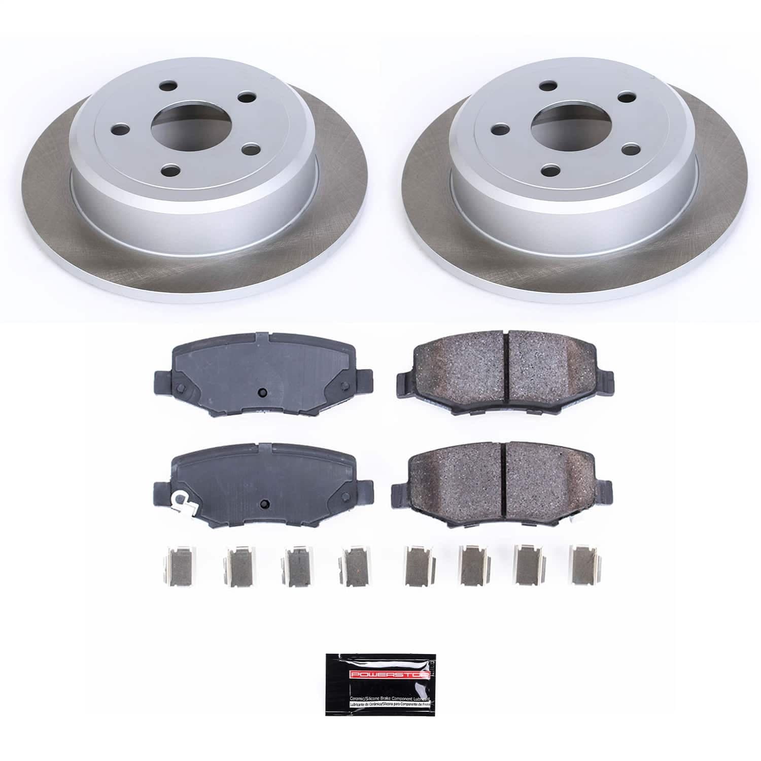 Semi-Coated Rotor Kit Jeep Wrangler 2007-17, Jeep Wrangler JK 2018 - Rear product image