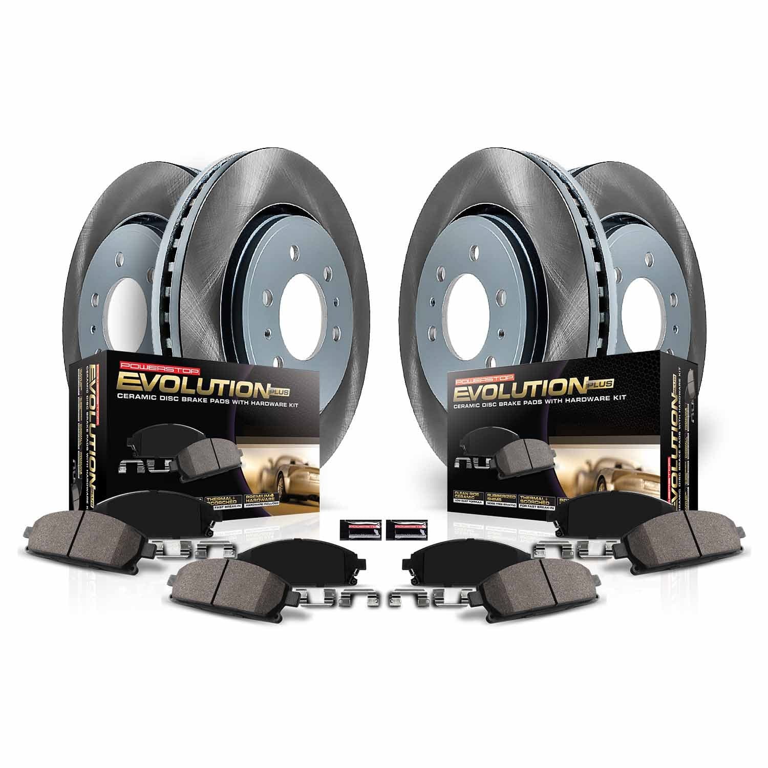 PowerStop Semi-Coated Rotor Kit