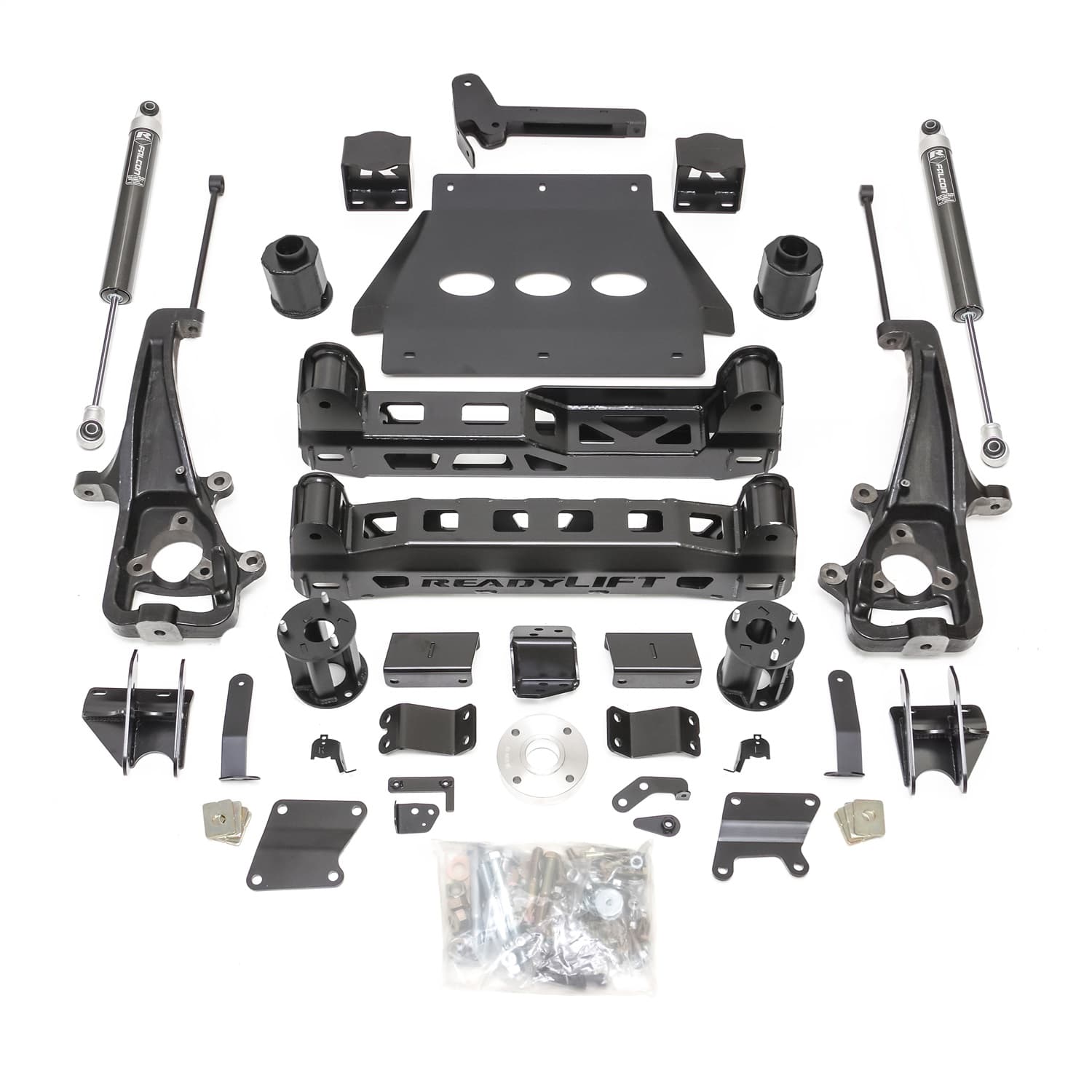 6 Lift Kit With Falcon Shocks - Ram 1500 With Factory Air Suspension & 22 Wheels With Big Bore Knuckle - 2019-2023 product image