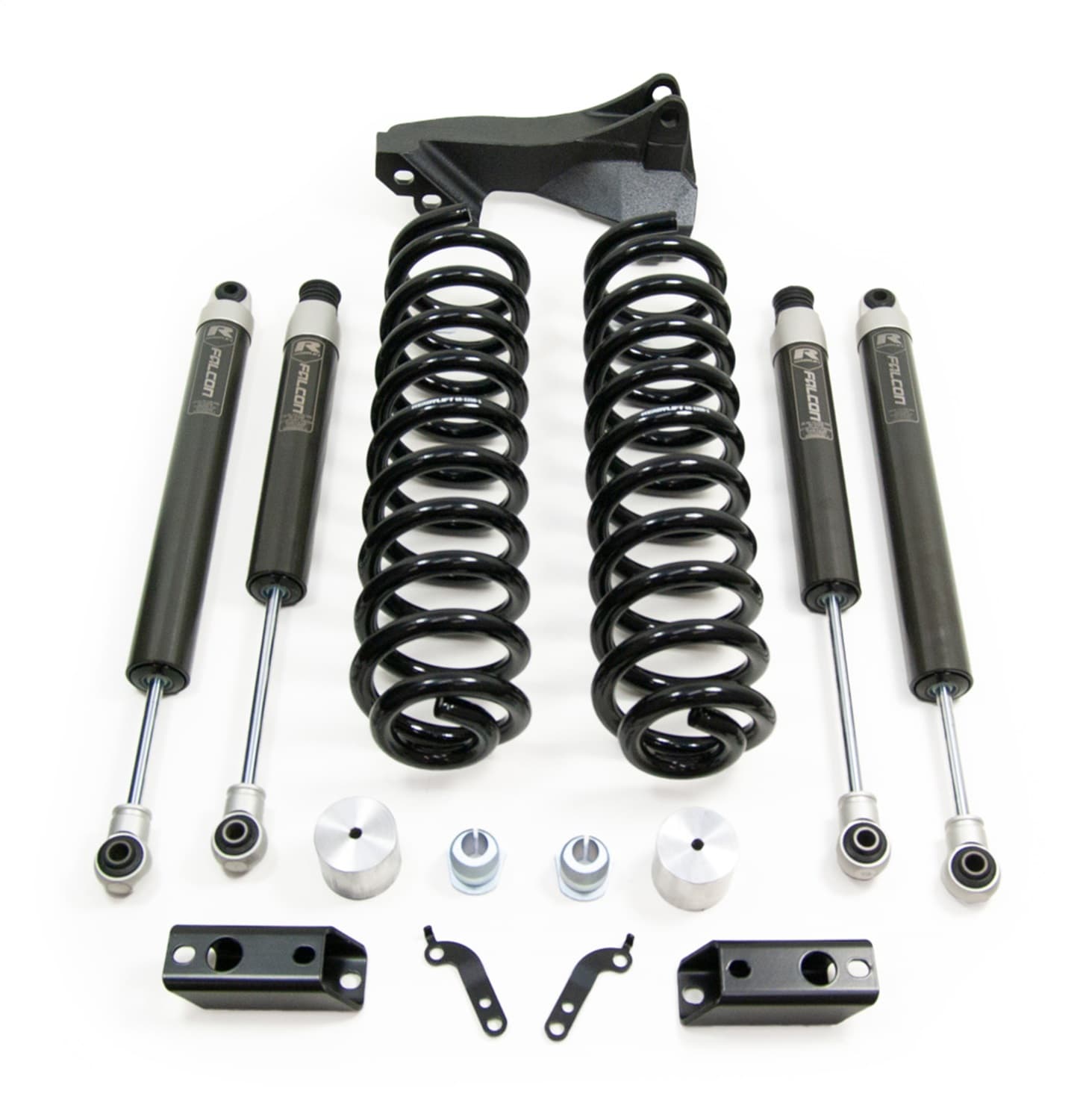 2.5 Coil Spring Front Lift Kit W/Falcon 1.1 Monotube Shocks Front/Rear - Ford Super Duty Diesel 4WD 2020-2023 product image