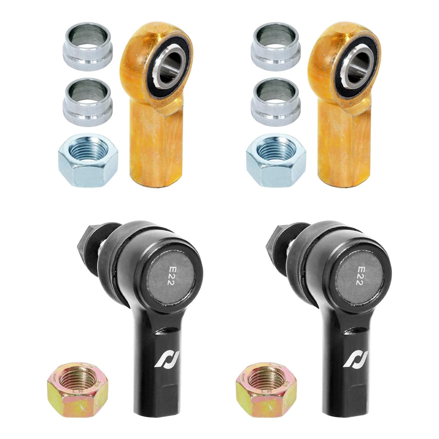Antirock® Sway Bar End Link Hardware Kit; Adjustable End Link Rod End Pack; Rear; Sealed Style; product image