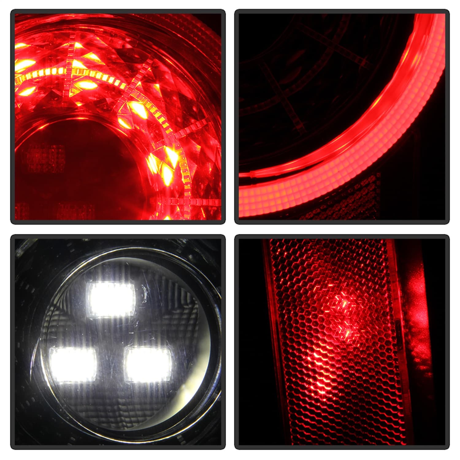Spyder Jeep Wrangler 2019 - 2020 Full LED Tail Light - Sequential Turn Signal - Black product image