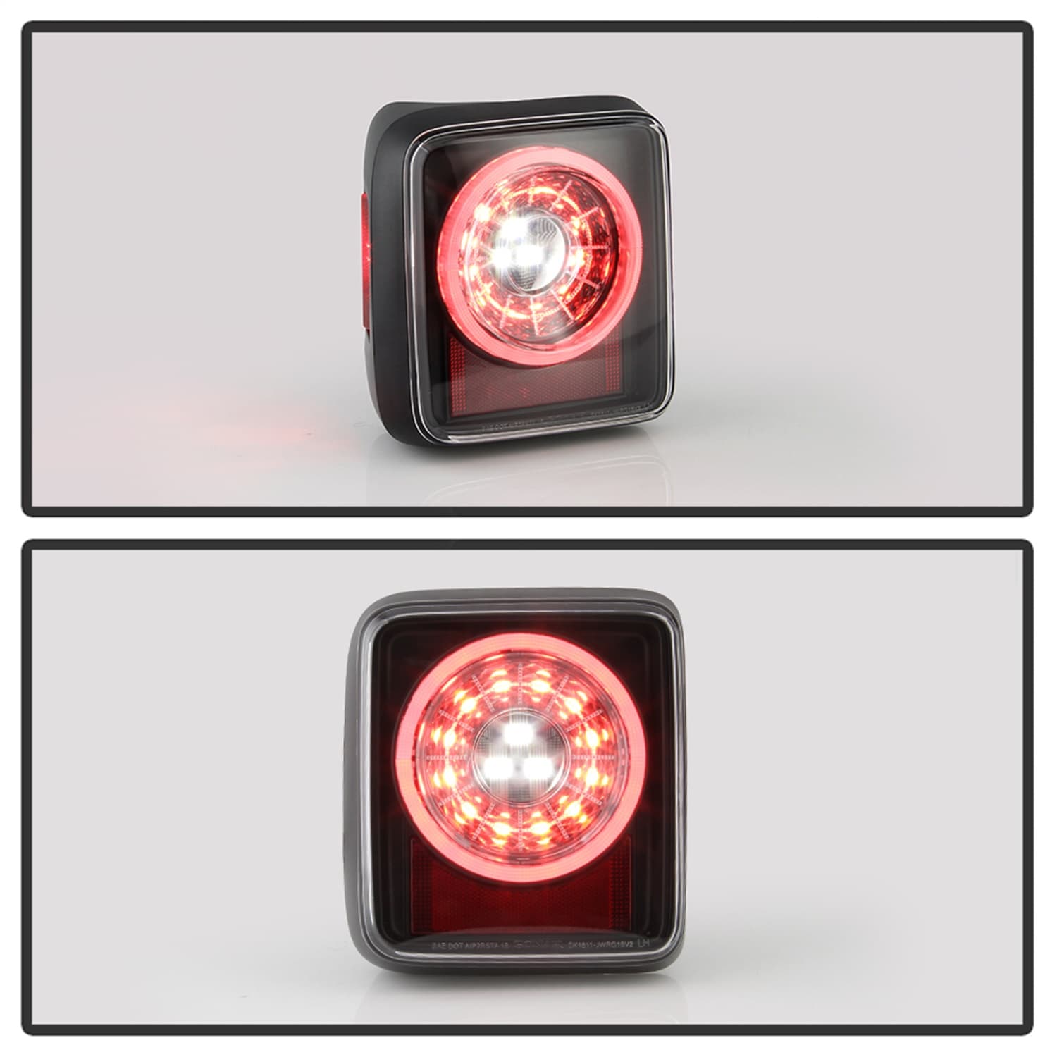 Spyder Jeep Wrangler 2019 - 2020 Full LED Tail Light - Sequential Turn Signal - Black product image