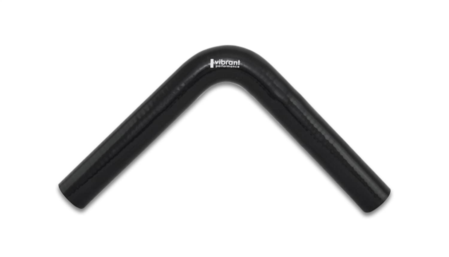90 Degree Hose Coupler; 1 in. ID; 8 in. Leg Length From Tangent; 1.5 in. Centerline Radius; 100 PSI Maximum Operating Pressure; 0.2 in. Wall Thickness; Black; product image