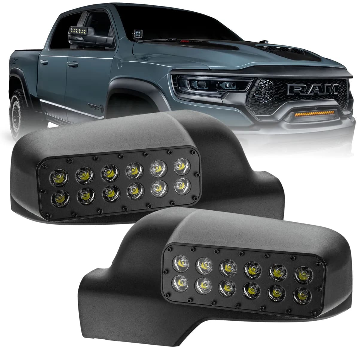Oracle Lighting 2019-2023 RAM 1500 dt LED Off-Road Side Mirror Ditch Lights