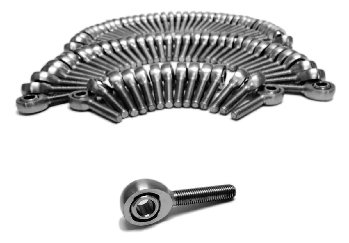 Steinjäger Inch Male Rod Ends 1/2-20 RH Chrome Moly Housing, Nylon Race 90 Pack