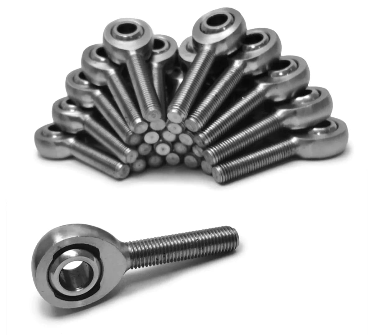 Steinjäger Inch Male Rod Ends 5/16-24 LH Chrome Moly Housing, Nylon Race 25 Pack