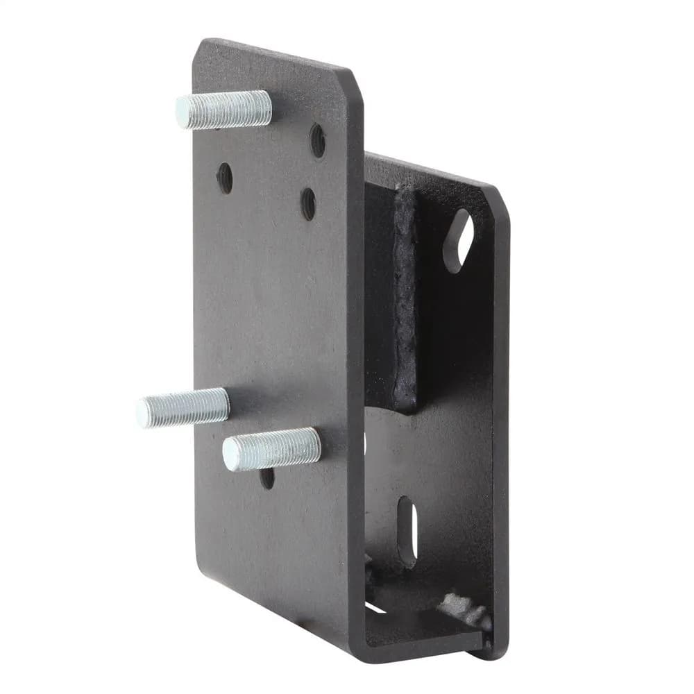 7686 Cj5/Cj7; 8718 Wrangler Yj/Tj/Lj/Jk Tire Relocation Bracket; Black; Clear Up To 35in Tire
