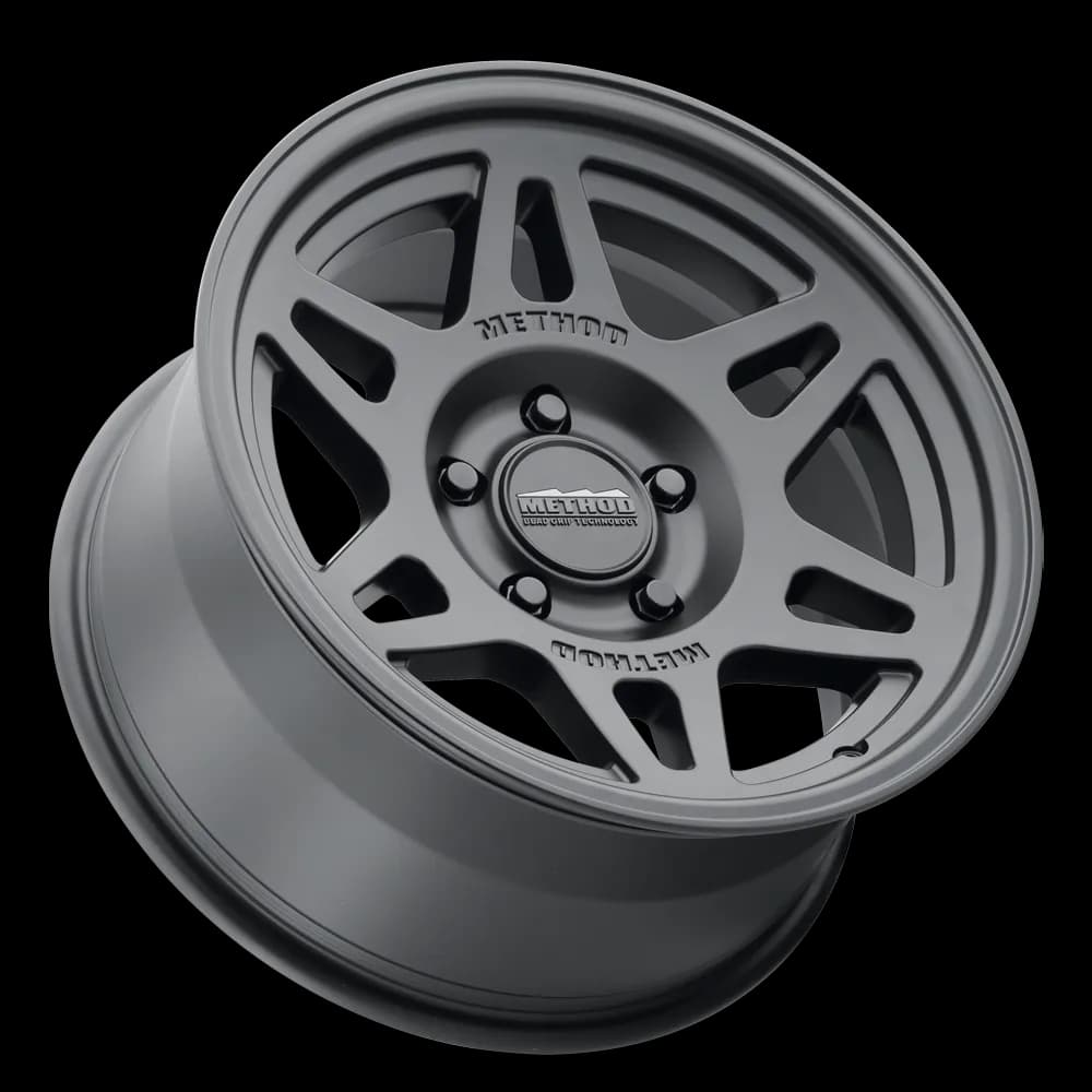 Aluminum Wheels 17x7.5 Bead Grip MR706 Bolt Pattern 5 On 108 Offset 30 Black BK Method