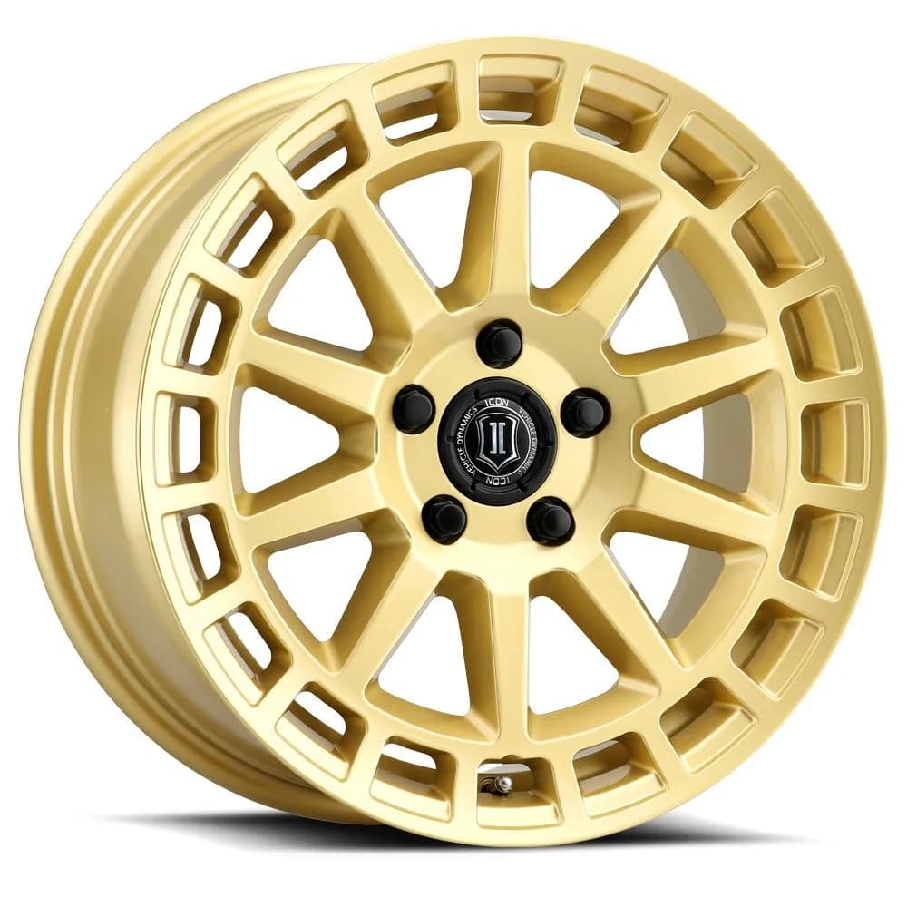 Icon Alloys Journey Gls Gld 17 X 8 / 5 X 4.5 / 38 Mm / 6in Bs