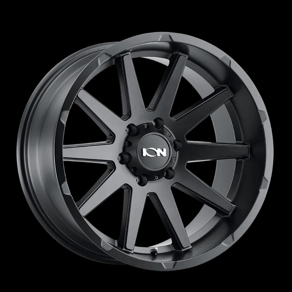 Cast Aluminum Wheels 143 MB 20x9 Matte Black 6 On 139.7 Bolt Pattern 18 Offset ION Wheels