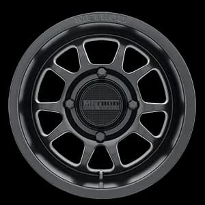 Aluminum Wheels 15x7 MR409 Bead Grip UTV Bolt Pattern 4 On 136 Offset 38 Lip Size 2.28 Matte Black MB Method