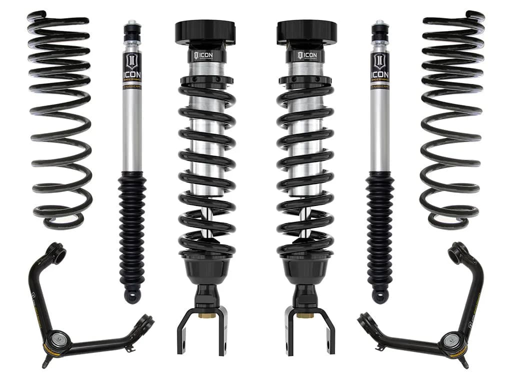 ICON 2019-2023 Ram 1500, 2-3" Lift, Stage 2 Suspension System, Tubular UCA