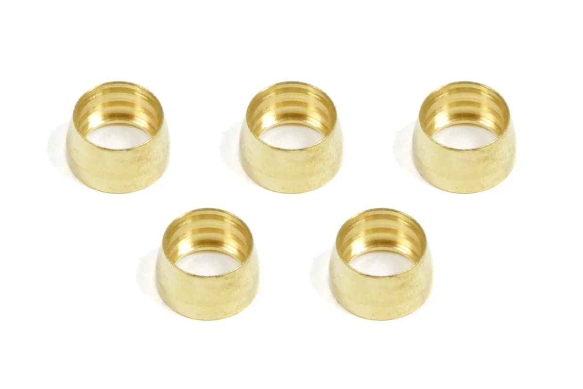 Repl Brass Sleeve for #8 Teflon Hose Ftgs (5pk)