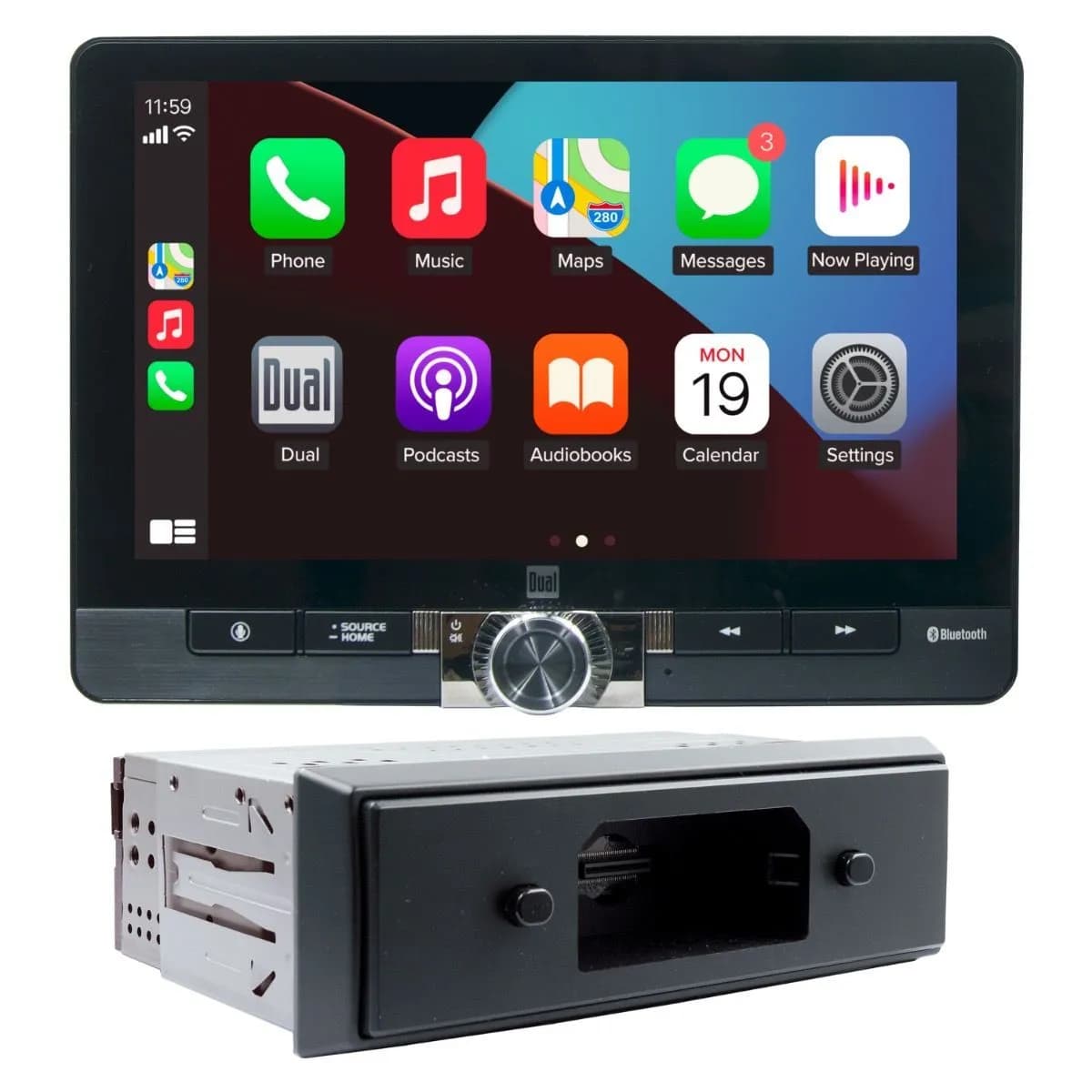 Autometer Dashplay Connected Car Experience Single Din 8 Android Auto Apple Car Play - 9125