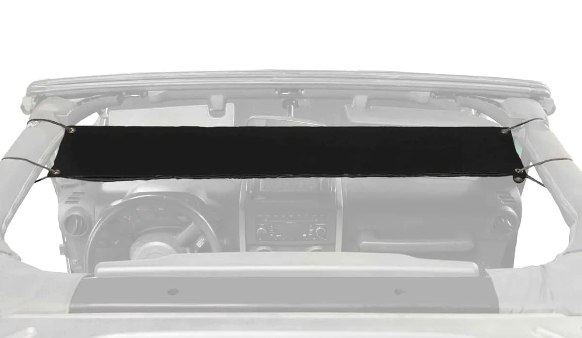 Steinjäger Interior Accessories Wrangler JK 2007-2018 Cab Organizers Overhead Pocket Black