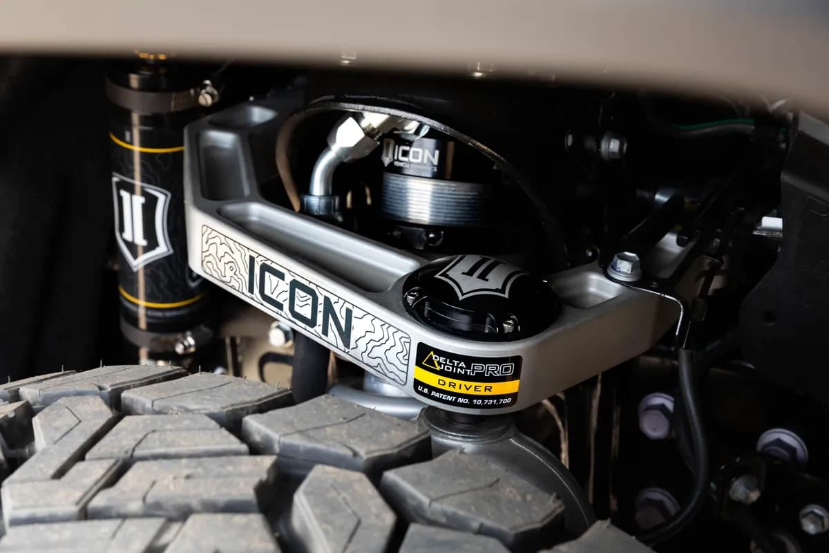 ICON 2024-2025 Toyota Tacoma 1.25-3" Lift, Stage 4 Suspension System, Billet