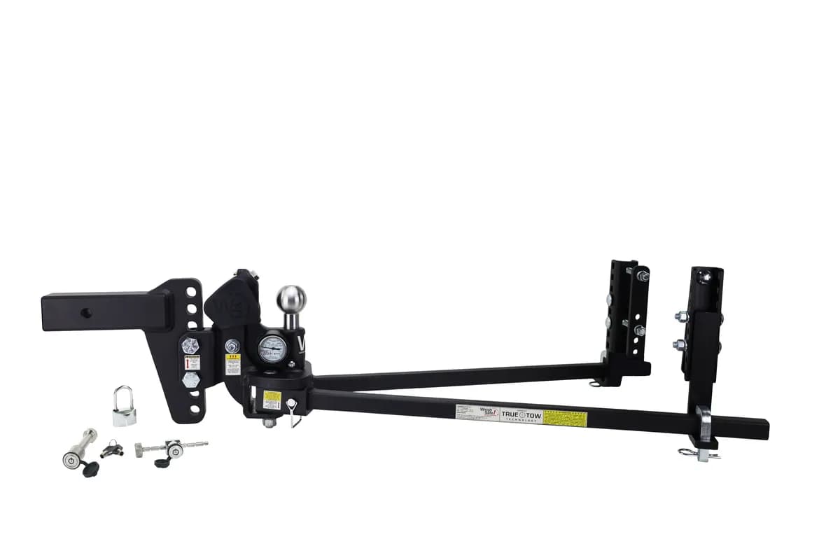 Weigh Safe Tthw6-2.5xl-Set Truetow Heavyweight Wdh - 6 Drop, 2.5 Shank - 22,000 Gtw W/Lock Set