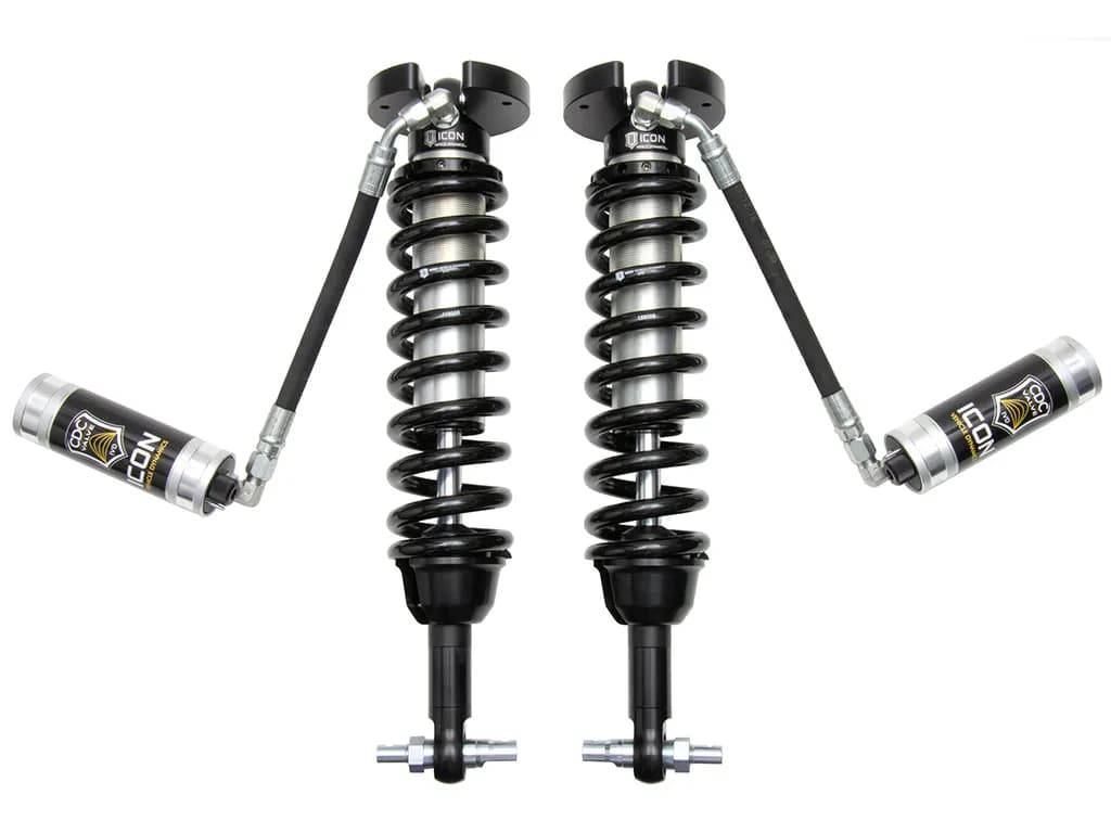 ICON 2019-2026 Chevrolet Silverado1500/GMC Sierra 1500, 1.5-3.5” Lift, Front, V.S. 2.5 Series Coilover Kit, Extended Travel, Remote Reservoir w/ CDCV, Pair