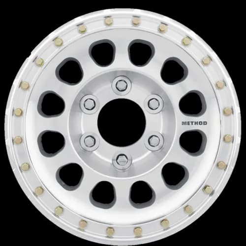 Aluminum Wheels 17x9 Beadlock MR103 Bolt Pattern 8 On 170 Offset -12 Lip Size 2.76 Raw Machined Method