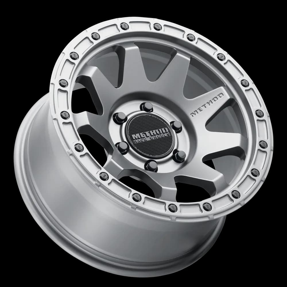 Aluminum Wheels 18x9 MR317 Bolt Pattern 6 On 139.7 Offset 3 Lip Size 0.83 Matte Titanium GY Method