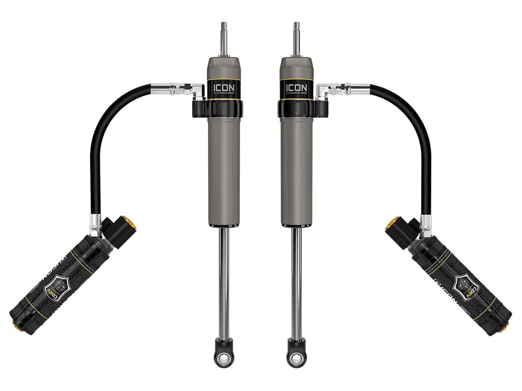 ICON 2024-2026 Toyota Land Cruiser 250 Series/2024-2026 Lexus GX550, 0-3” Lift, Rear, V.S. 2.5 Aluminum Series Shock Absorbers, Remote Reservoir w/ CDEV, Pair