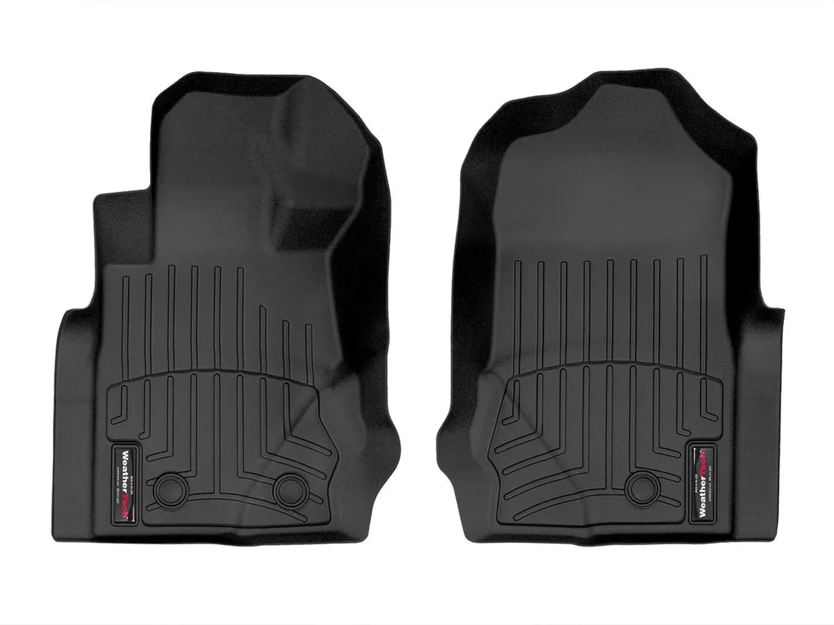 2021 + Ford Bronco Black Front FloorLiner for Vinyl Floors