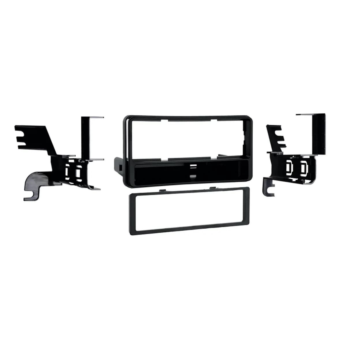 Custom Fit Mounting Kit; ISO DIN Radio Provision w/Pocket; Incl.: Radio Housing/Brackets/ISO Brackets/Trim Plate;