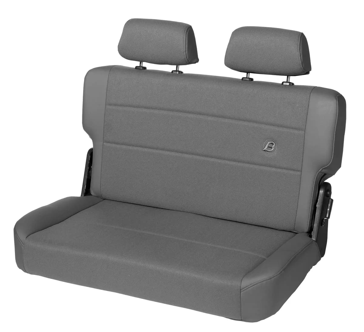 Charcoal/Gray Trailmax II Seats Trailmax II F & T Bench Seat, Rear, center fabric insert Jeep 55-95 CJ5 , CJ7 & Wrangler;