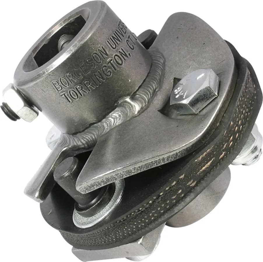 Borgeson - OEM Style Rag Joint - P/N: 054052 - OEM Rag joint style flexible steering coupler. Fits 13/16-36 X 1 in. Double-D.