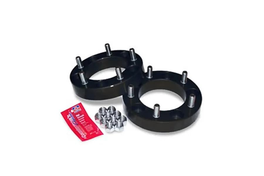 Spidertrax 1.25in Wheel Spacers - Black - CJ