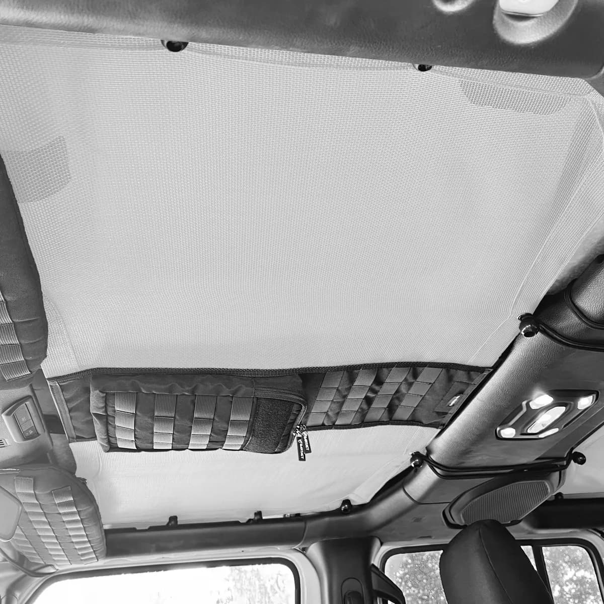 Rear Tactical Sun Shade For Jeep Wrangler JL (2 Door) Top 2018+ w/ Optional Molle Storage | Pat Pending | Bartact - no - Without Molle Storage / Teal / 2018-24
