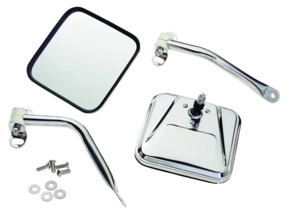 Steinjäger Exterior Accessories CJ-7 1976-1986 Mirrors Windshield Mount Stainless