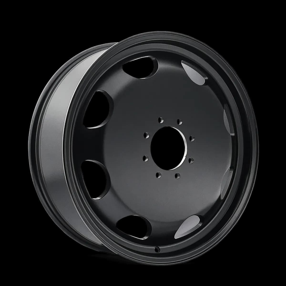 Dually Wheels Summit Dually 9110D MB 24x8.25 Matte Black 8 On 200 Bolt Pattern 100 Offset Cali Offroad Wheels