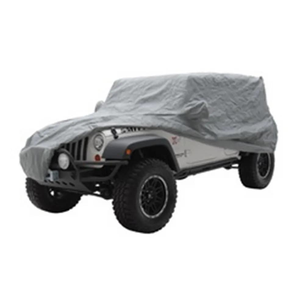 0718 Wrangler (Jk) 2 Door Complete Cover W/Storage Bag Lock & Cable Gray