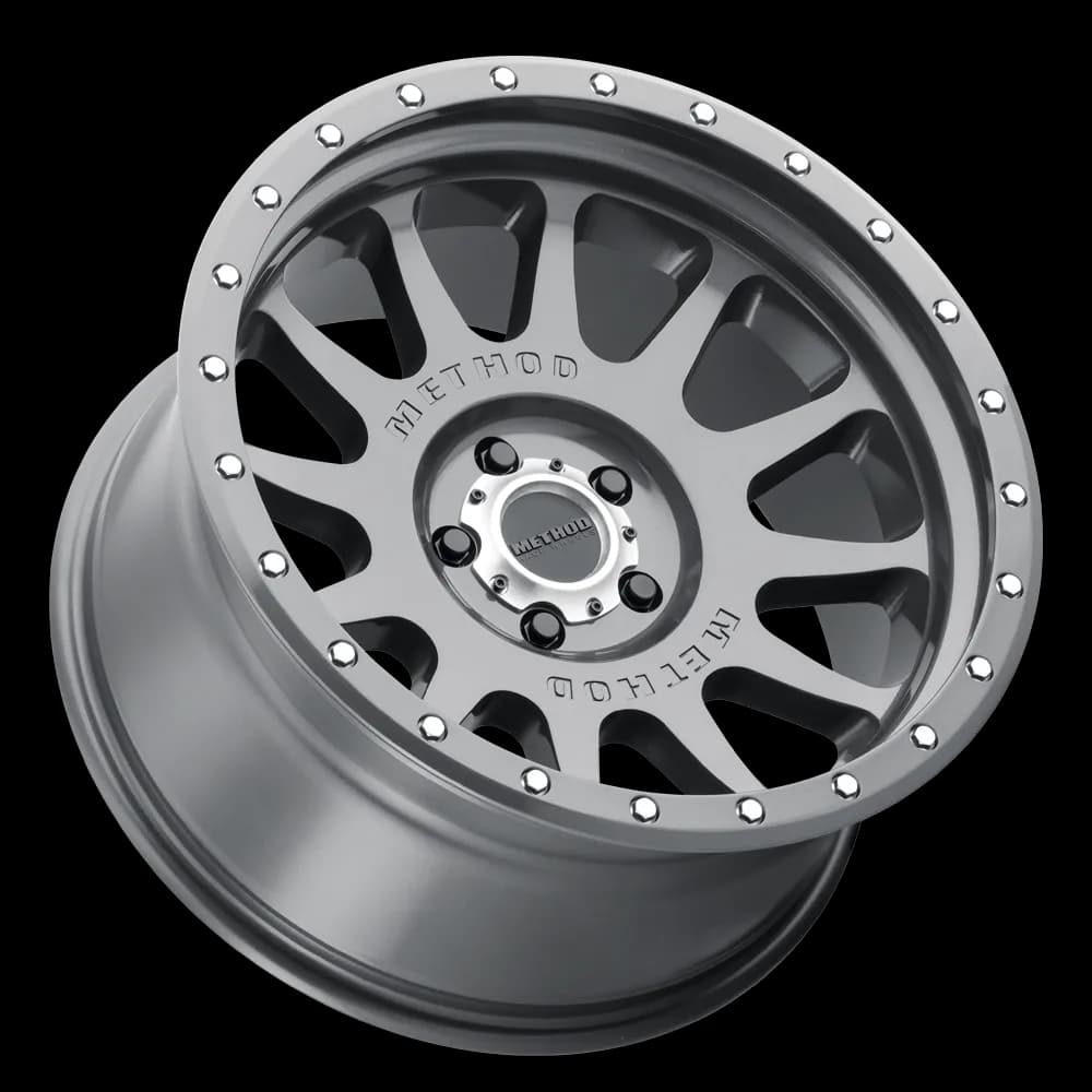 Aluminum Wheels 20x10 NV MR605 Bolt Pattern 5 On 127 Offset -24 Lip Size 2.83 Gloss Titanium GY Method