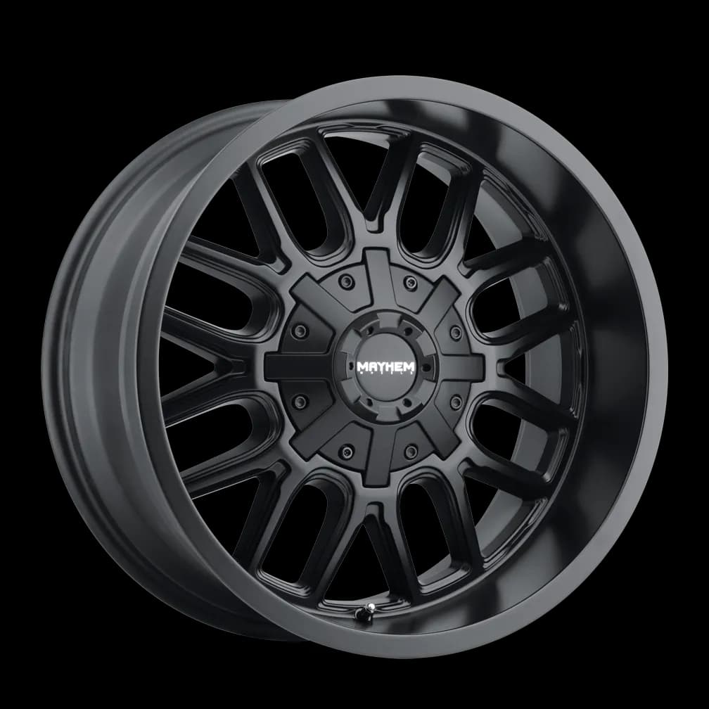 Mayhem Offroad Wheels Cogent 8107 MB 20x9 Matte Black 0 Off Set 5 Lug 5 BSM 87.1 Bore Cast Aluminum