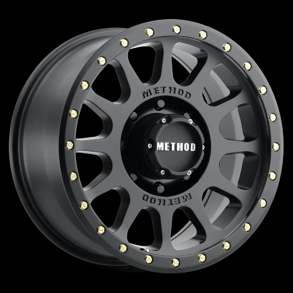 Aluminum Wheels 18x9 NV MR305 Bolt Pattern 6 On 135 Offset 0 Lip Size 1.34 Matte Black MB Method