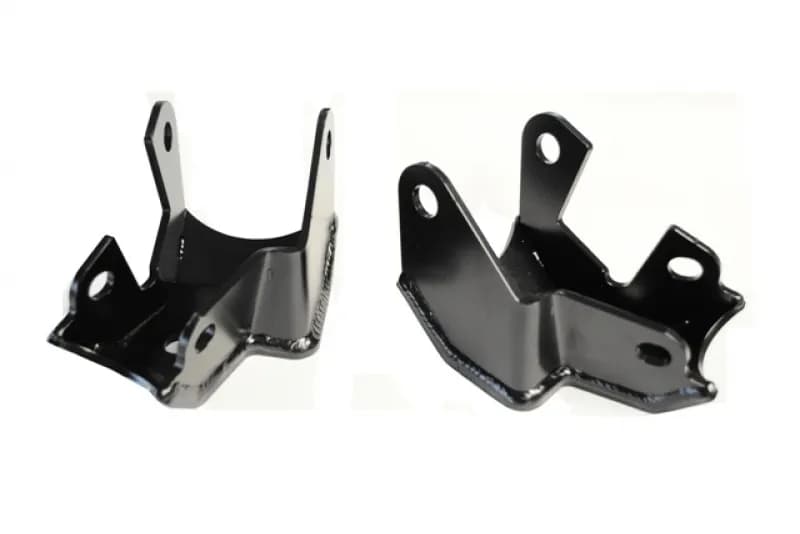18c Manufacturing Protek Rear Shock Skids in 3/16 Steel Powder Coated Black