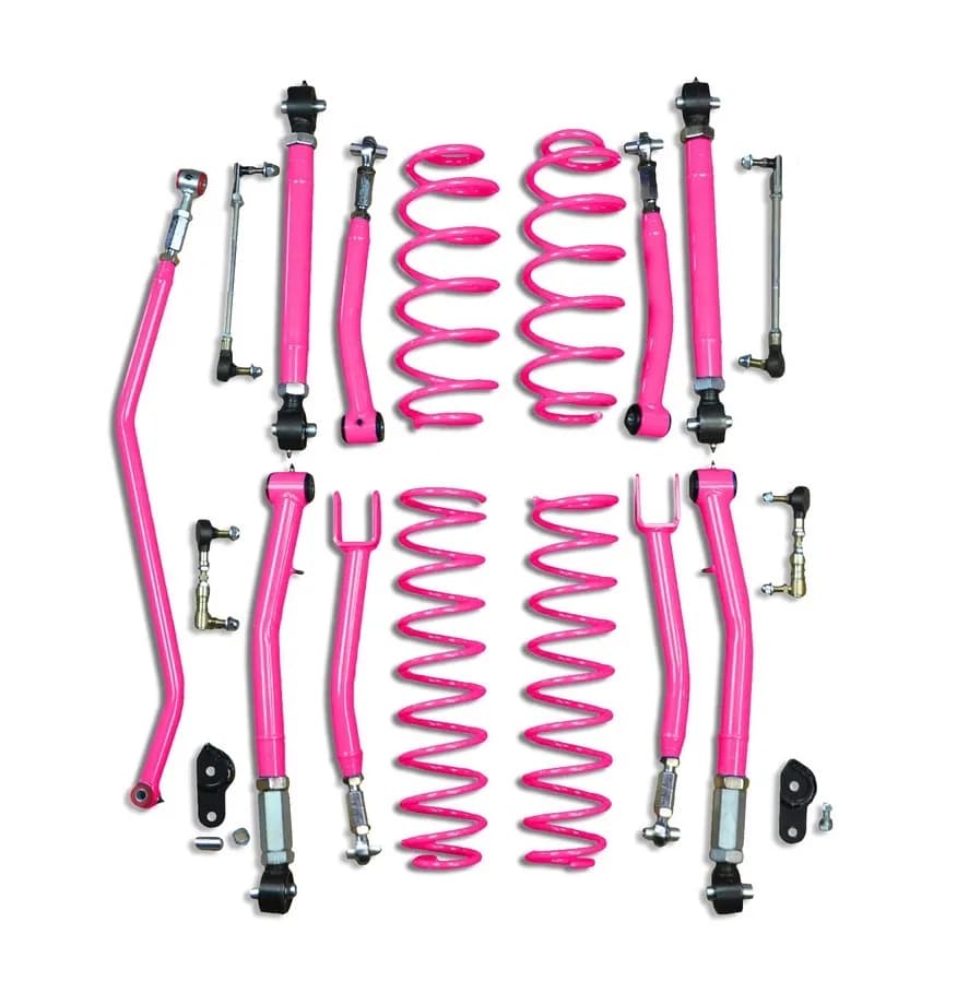 Steinjäger Suspensions Wrangler JL 2018 - Present Lift Kit Hot Pink