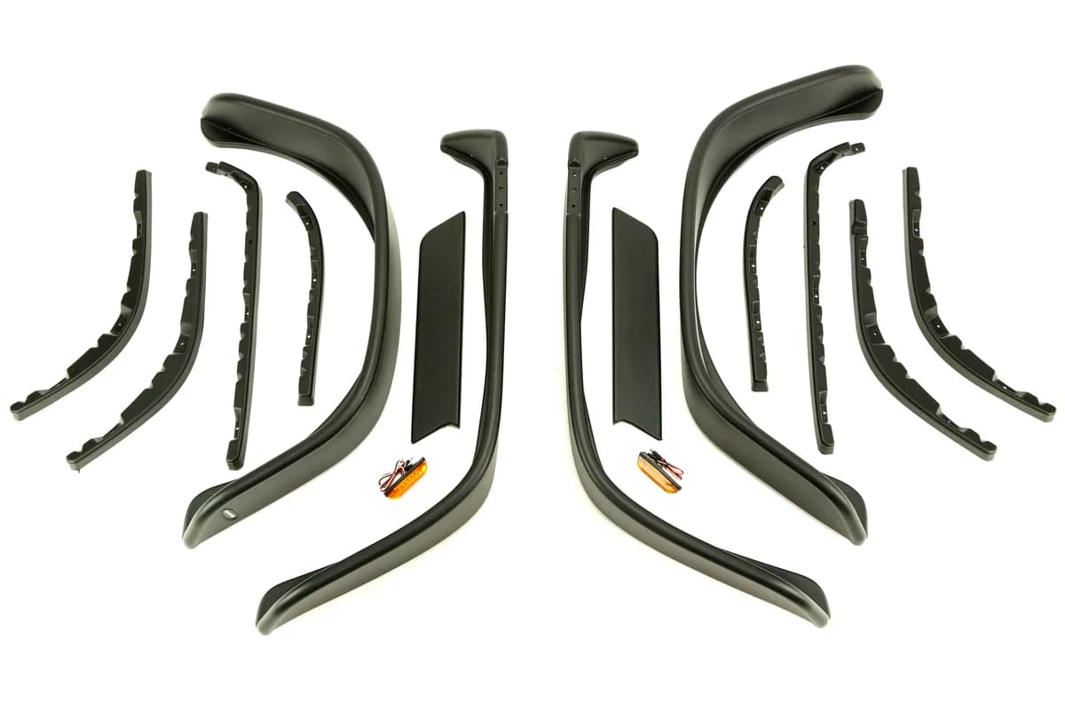 8795 Jeep Wrangler YJ Flat Style Fender Flares