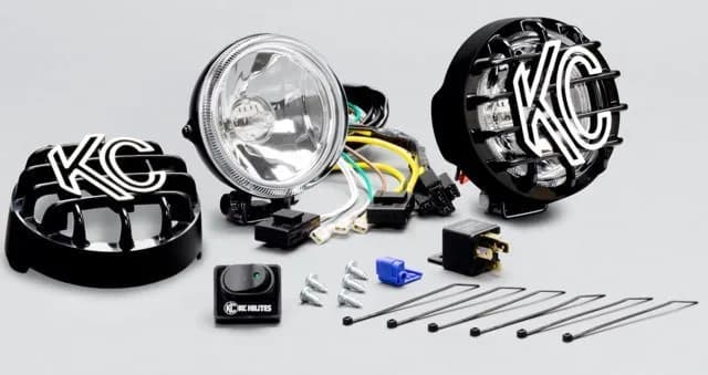 KC Hilites 4 in Rally 400 Halogen - 2-Light System - 55W Spread Beam